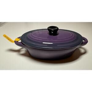 Crock‎ Pot Wexford MINI Purple Stoneware Casserole Dish and Lid 6.7oz